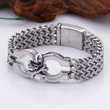 Skull European Men's Titanium Steel Bracelet