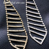 Crystal Women's Necktie Necklace Rhinestone Matching Clothing Necklace