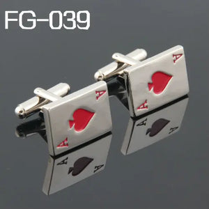 High Poker Heart Cuff Links 2013Cuff A Wholesales
