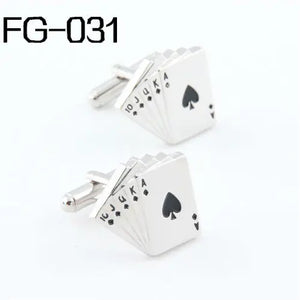 High Straight Flush Cufflinks for Men