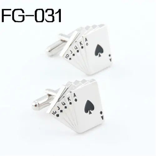 High Straight Flush Cufflinks for Men