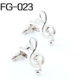 Musical Note Cufflinks for Men