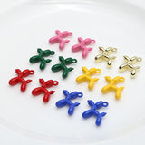 50pcs Dog Shape Alloy Charms for DIY Jewelry Making