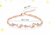 Dolphin Zircon Diamond Bracelet for Women