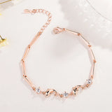 Dolphin Zircon Diamond Bracelet for Women