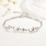 Dolphin Zircon Diamond Bracelet for Women