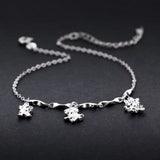 925 Sterling Silver Small Animal Anklet for Women Chicken Pig Foot Accessories