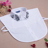 100% Cotton Female Collar Shirt Collar