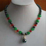 8mm Shell Pearl Flower Necklace Pendant