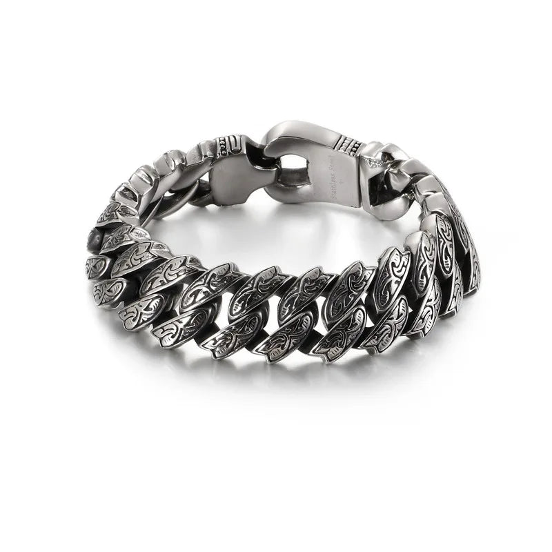 Men's Skull Titanium Steel Bracelet