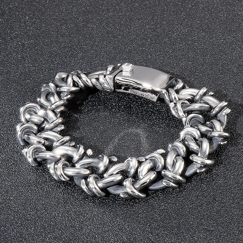 Exaggerated Men's Stainless Steel Bracelet