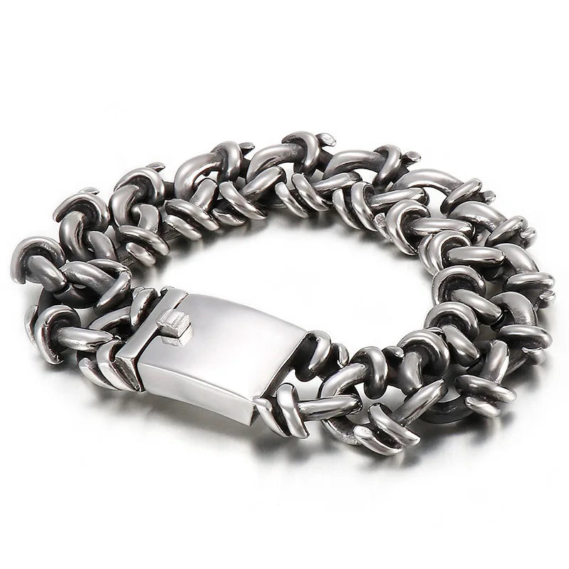 Men's Stainless Steel Bracelet Creative Titanium Steel Jewelry