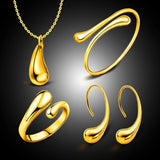 Women's Water Drop 4-Piece Jewelry Set