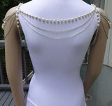 Layered Pearl Necklace for Women Wedding Bridal Jewelry