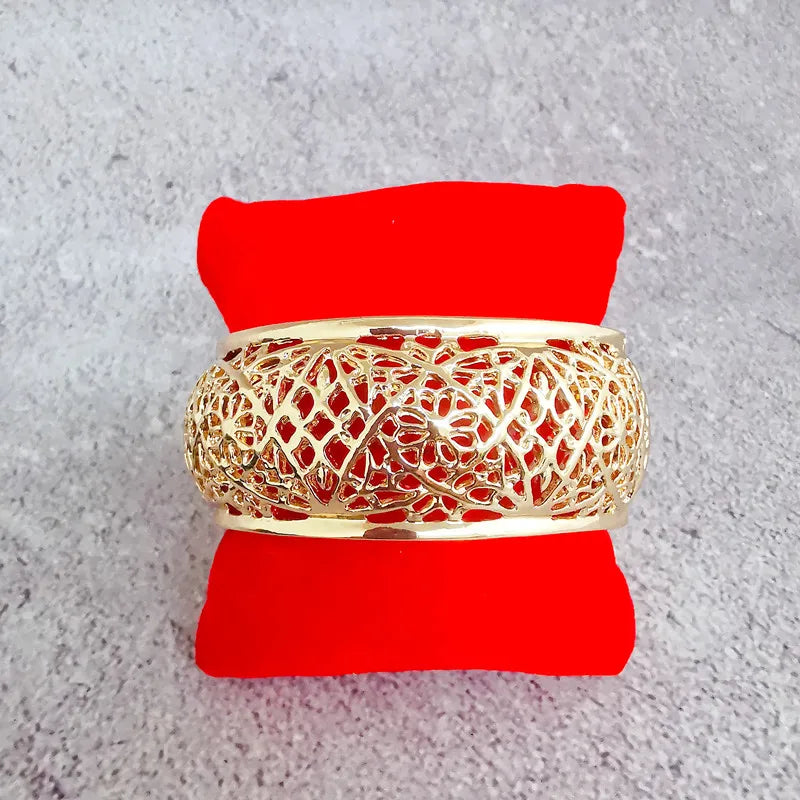 Moroccan Wide Bangle Women's Jewelry