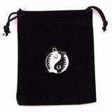 Enamel Chinese Yin Yang Horse Pendant Jewelry