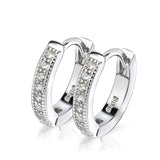Women's Zircon Earrings in 925 Silver