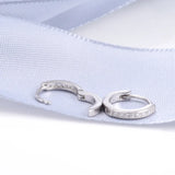 Women's Zircon Earrings in 925 Silver