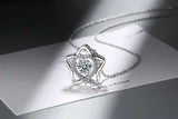 Women's Crown Heart Pendant Necklace Wedding Jewelry Gift