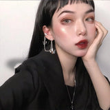 Punk Stud Earrings Butterfly Ear Bone Clip One Earring