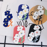 Colorful Flower Acrylic Pendant for Women
