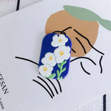 Colorful Flower Acrylic Pendant for Women