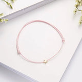 Wish Card Charm Bracelet Good Luck Gift for Girl