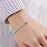 Wish Card Charm Bracelet Good Luck Gift for Girl
