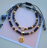 Freshwater Pearl Bracelet Evil Eye Heart Party Beads