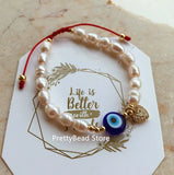 Freshwater Pearl Bracelet, Starfish Nature Beads Party Bracelet