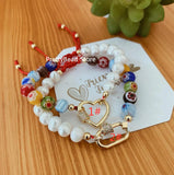 Freshwater Pearl Bracelet, Starfish Nature Beads Party Bracelet