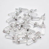 Mixed Crystal Pillar Pendants for Jewelry Making 24pcs/lot