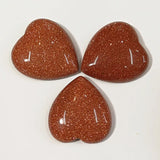 Heart Shape Sand Stone Beads Cabochons for Jewelry Making
