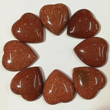 Heart Shape Sand Stone Beads Cabochons for Jewelry Making