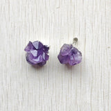 12pcs Natural Amethyst Stone Irregular Pendants for Jewelry Making