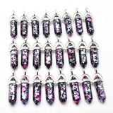 Crystal Pendants Mixed Charms for Jewelry Making 24pcs