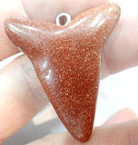 Natural Stone Shark Tooth Charms Pendants for Necklace Making 10pcs/lot