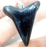 Natural Stone Shark Tooth Charms Pendants for Necklace Making 10pcs/lot