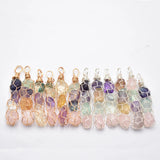 Natural Stone Mixed Irregular Pendants for Jewelry Making 12pcs/lot