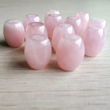 Natural Quartz Stone Pink Round Beads 12pcs
