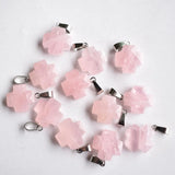 Quartz Tiger Eye Stone Cross Cut Faceted Pendants for Jewelry Making