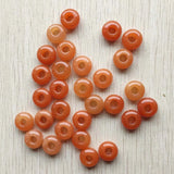 Natural Red Aventurine Big Hole Round Bead Charms For Bracelet Making 50pcs/lot