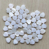 Natural Shell Heart Beads 12mm 100pcs/lot