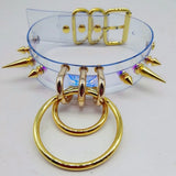 Laser holographic punk choker Necklace Harajuku collar