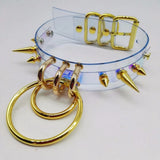 Laser holographic punk choker Necklace Harajuku collar
