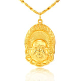 24K Buddha Pendant Necklace Jewelry Gift