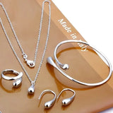 Silver Plated Jewelry Sets Wedding Women Jewelry Set