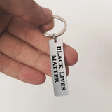 Stainless Key Chain - I CAN'T BREATHE LIVES MATTER