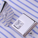 Mens Wedding Cufflinks Pink Red Purple Crystal