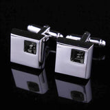 Mens Wedding Cufflinks Pink Red Purple Crystal